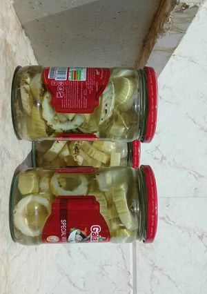 عکسی از دستور ترشی خیار چنبر