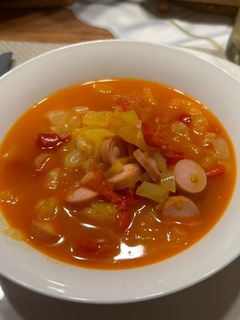 Hagyományos magyar lecsó recept fotója