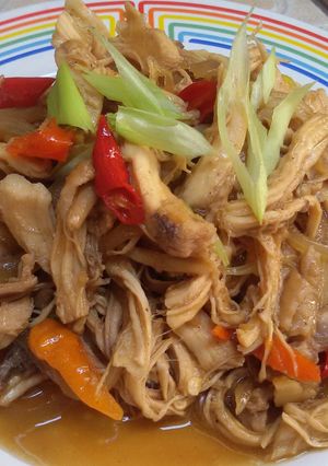Foto resep Ayam Suwir Teriyaki