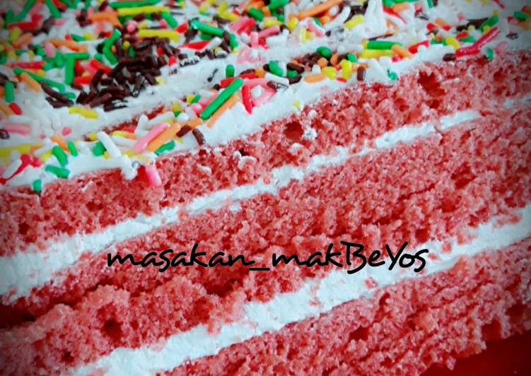 makanan Red Velvet Cake Jadi, Lezat Sekali
