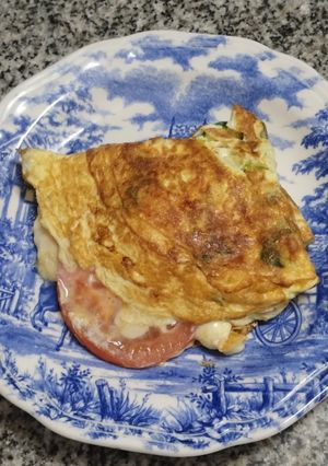 Una foto de Mi omelette apurada