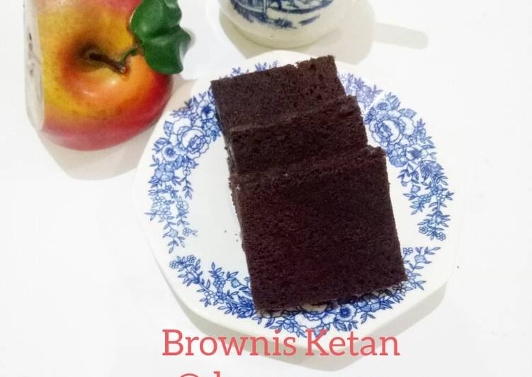 Brownis Ketan Kukus