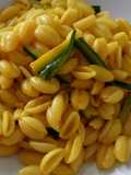 Gnocchetti sardi con zucchine, pecorino sardo e zafferano