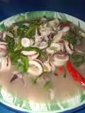 Cumi Kuah Daun Ginseng Jawa