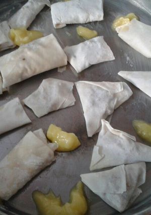 صورة لوصفة رقاق ابو لبن محشيه بجوز