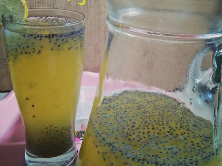 Resep *es jeruk peras,selasih,gula batu* Anti Gagal
