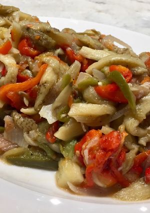 A picture of Escalivada Spanish Scalded Vegetable Salad.