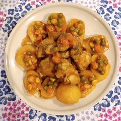 A picture of Chicken with Potatoes.