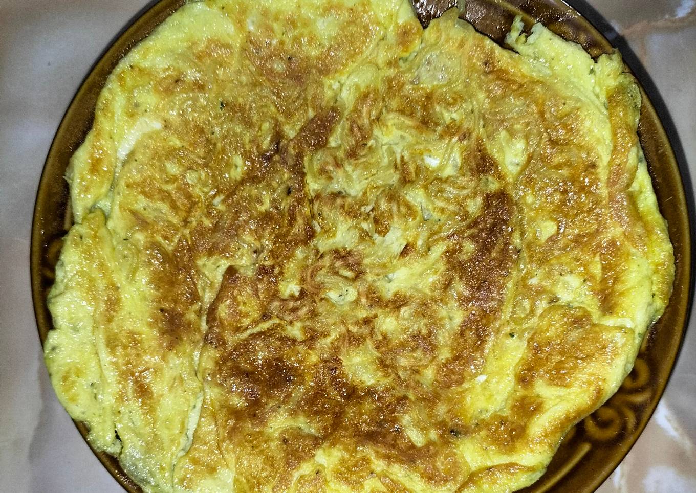 Omelet Mie Instan Sangat Praktis