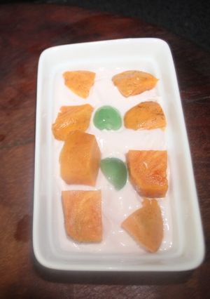 Una foto de Boniato con yogurt griego