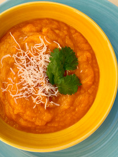 Una foto de Puré de zanahoria con puerro