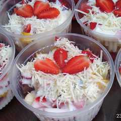 Salad buah topping keju রেসিপির প্রধান ছবি