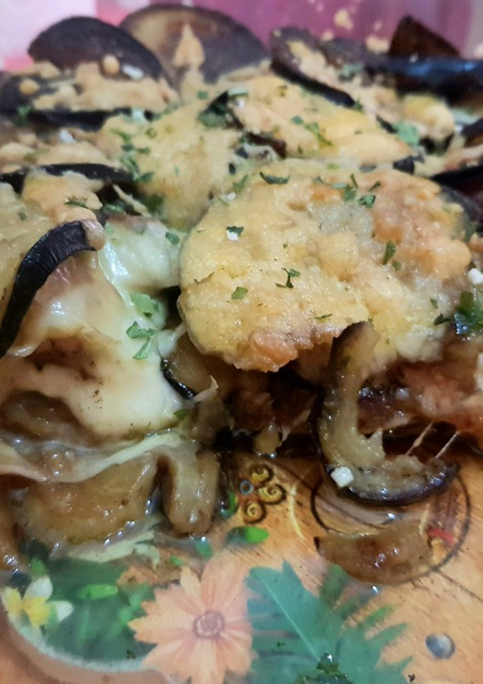 Una foto de Pastel de berenjena