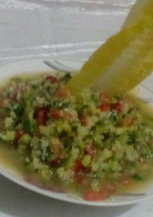 صورة لوصفة تبولة