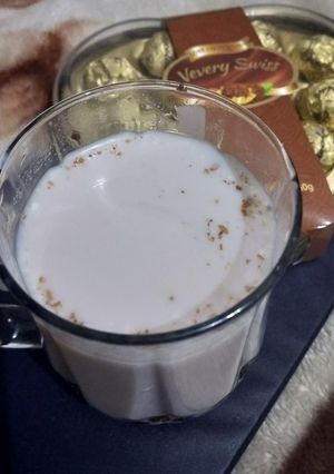 A picture of Chocolate milk shake.