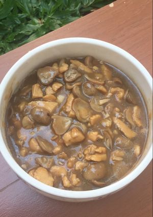 Foto resep Tumis Jamur Ayam Toping Mie Ayam