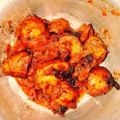 A picture of Kashmiri Alur Dom | Ramadan Special.