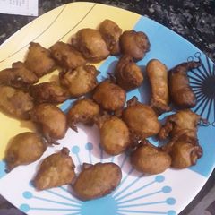Sweet dish Mithe gulgule A picture of Sweet dish Mithe gulgule.