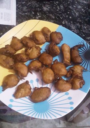 A picture of Sweet dish Mithe gulgule.