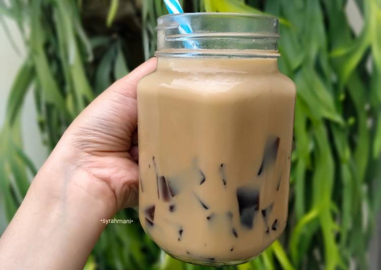 Olahan Es kopi jelly | Cara Bikin Es kopi jelly Yang Sedap