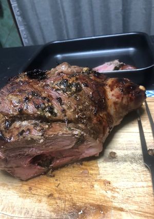 Une photo de Gigot d’agneau à l'airfryer