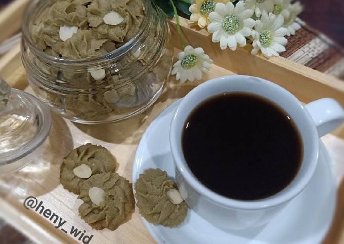 Green Tea Almond Cookies