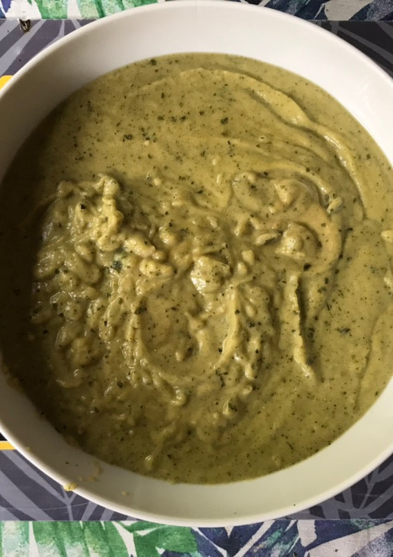 Una foto de Crema de carbassó