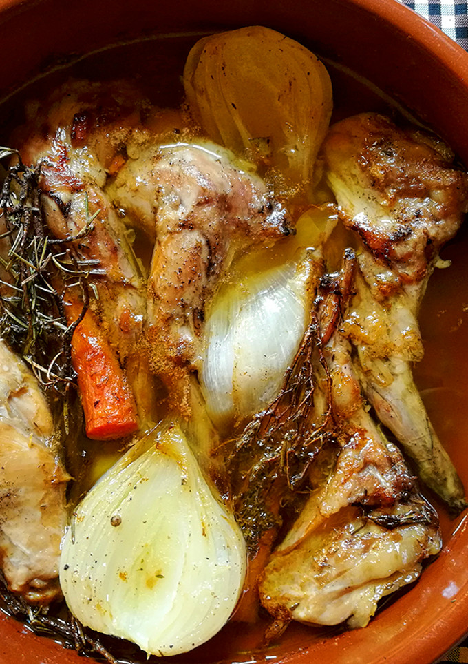 Una foto de Conejo en escabeche