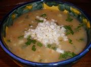 Una foto de locro de papas