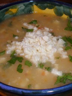 Una foto de Locro, sopa colombiana de patata