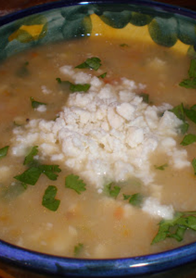 Una foto de Locro, sopa colombiana de patata