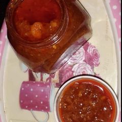 A picture of Garlic chilli chutney.