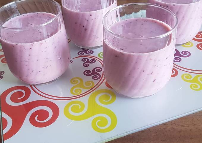 Smoothie gourmand au fruits