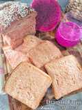 Dragon fruit yogurt loaf bread