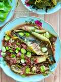 Ikan Pari & Terung Bakar Air Asam Berpetai