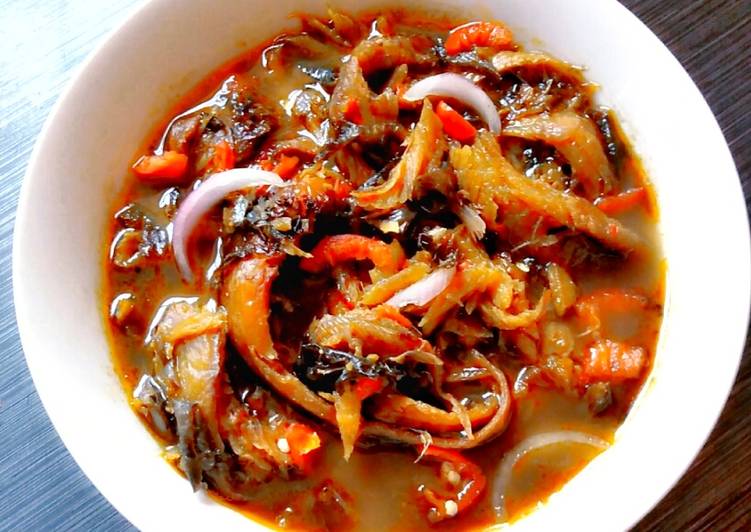 Easiest Way to Prepare Speedy Dry fish pepper soup