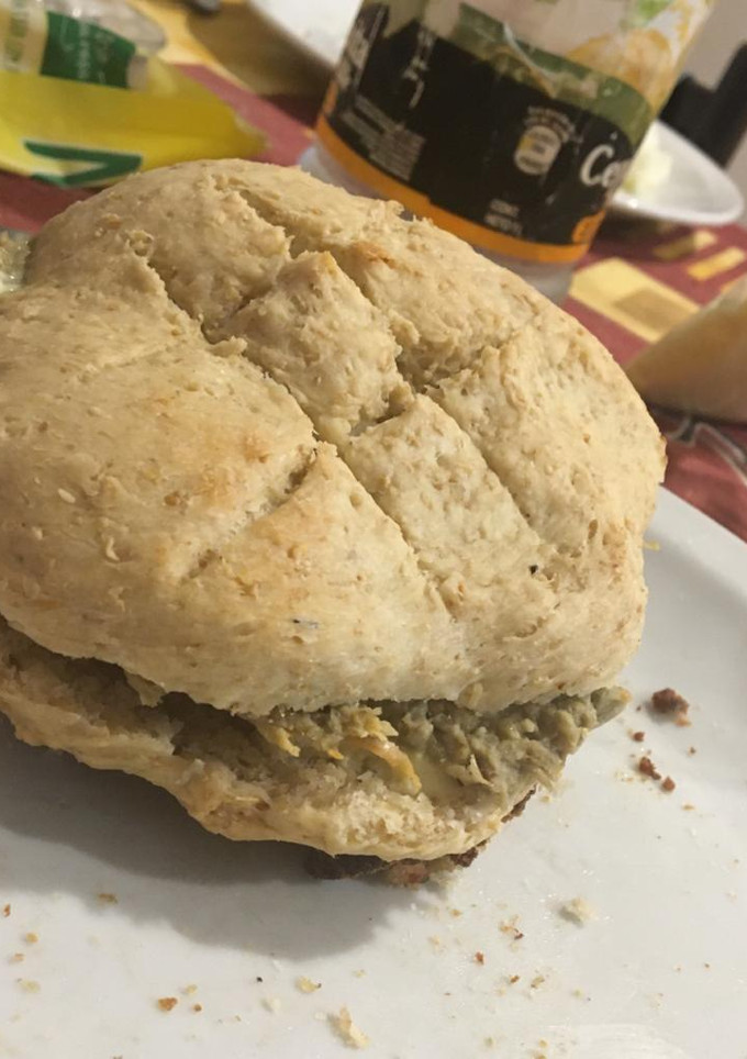 Una foto de Hamburguesa de lentejas