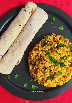 A picture of Paneer Bhurji.