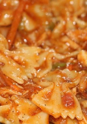 A picture of Juicy pasta.