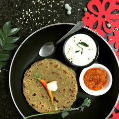 Soya Peas Paratha A picture of Soya Peas Paratha.