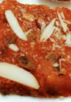 A picture of Carrot barfi.