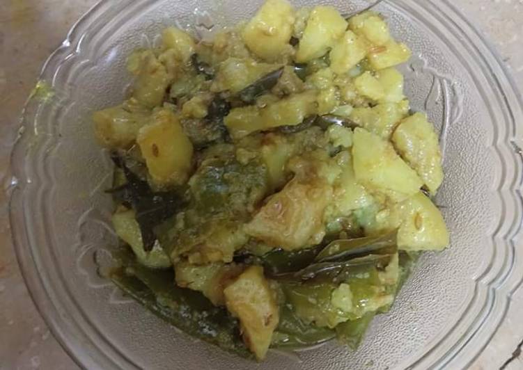 Recipe of Mirch Aloo Sabzi