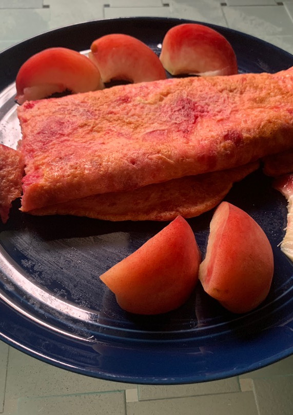 火龍果煎餅（果皮再利用） 的食譜成品照片