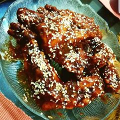 Firey buffalo Wings 🔥🌶 A picture of Firey buffalo Wings 🔥🌶.