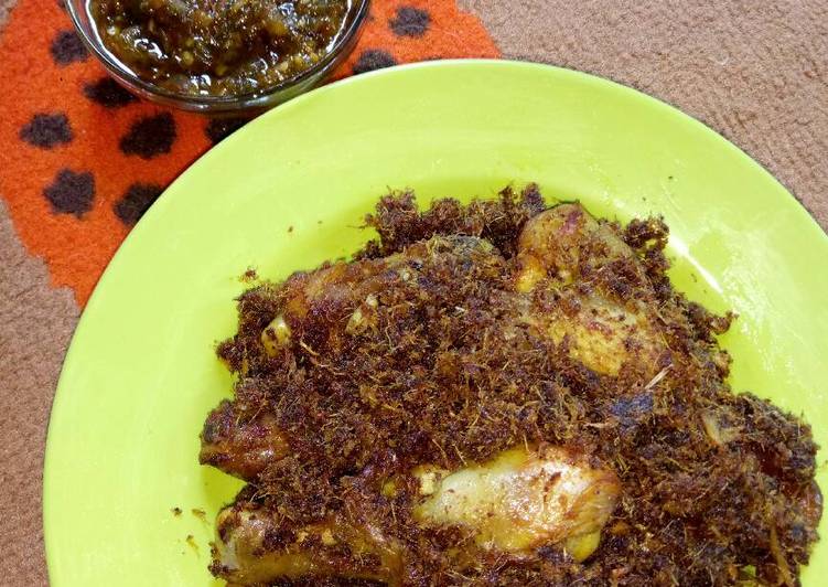 Ayam Bumbu Laos (ayam kalasan) resep Emak