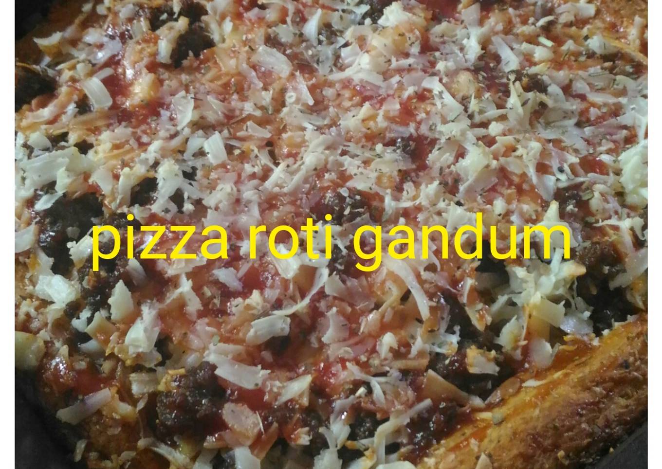 Pizza roti gandum