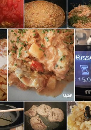 Une photo de Colombo de merlu pommes de terre tomates au Cook Expert
