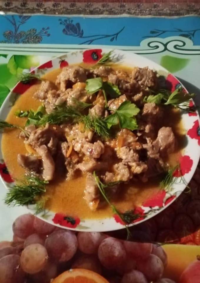 М'ясо варене і тушковане