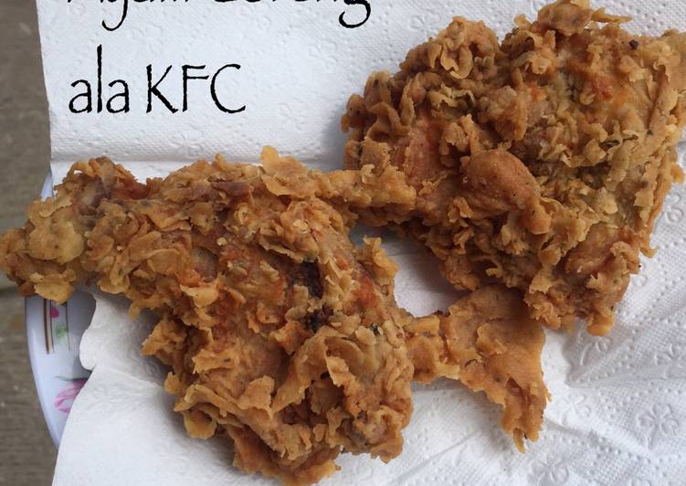 Cara Gampang Menyiapkan Ayam Goreng ala KFC yang Bisa Manjain Lidah