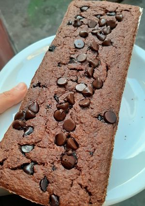 Una foto de Budín de chocolate y remolacha